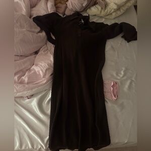 Brown Knit Dress
